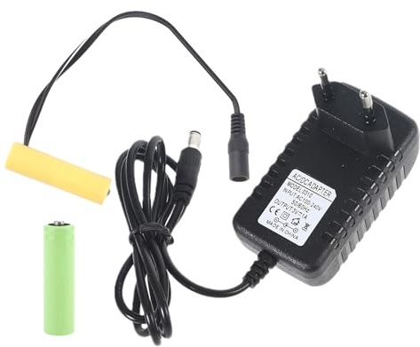 Angelluck 1 Jeu de câbles Éliminateur de Piles AA 3 V/4,5 V/6 V, Accessoire de transformateur avec Prise pour diverses Bougies électroniques, Jouets et lumières électriques (3V)