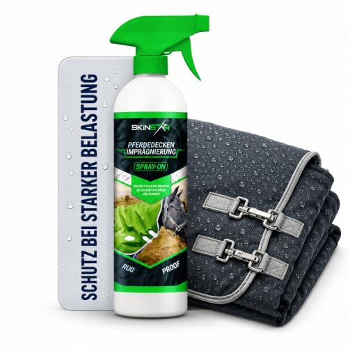 SkinStar Pferdedecken Spray-On Imprägnierung 500ml Rug Proof Tierdecken-Schutz