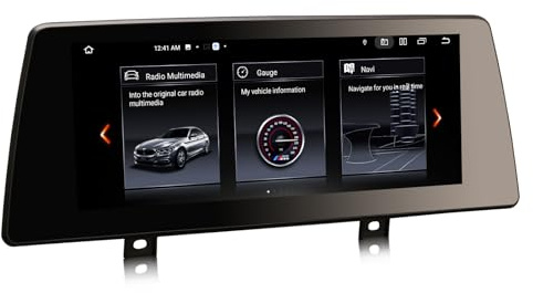 Erisin 10.25 inch 8-Core 4GB+64GB Android 13 Car Stereo with Sat Nav for BMW 2 series F45 F46 F22 2013-2016 NBT system Support CarPlay Android Auto DAB+ WiFi Bluetooth 5.0 DSP Touchscreen iDrive SWC