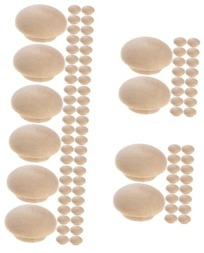 iplusmile 500pièces Bouchons De Trou De Hêtre Pour Meuble Lot De Cache Trou Décoratif Pour Escaliers Installation Facile Et