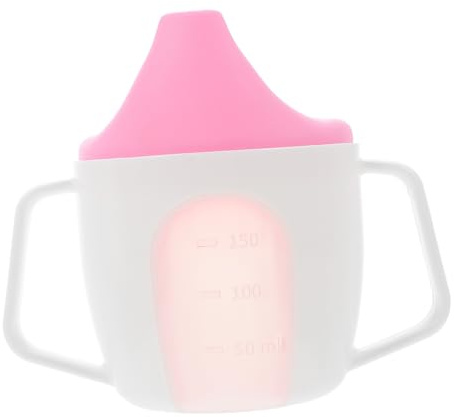 Beatifufu Trinklernbecher Doppelgriff 150 Ml Freier Kunststoff Schnabeltasse Wasserbecher Für Kleinkinder Babyprodukte Fütterung