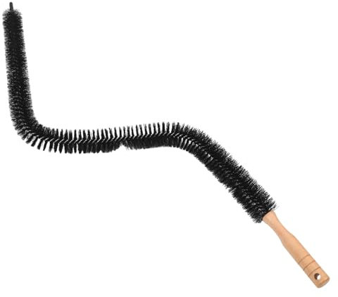 ANDRESLAD 2pcs Wooden Handle Brush Dryer Vent Cleaner for Washing Machine Dryer Cleaner Brush