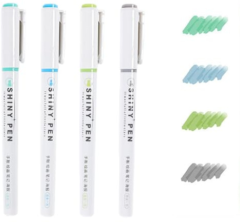 Glitter Textmarker - Glitter Highlighter Vielseitige Marker | Glitzer Highlighter mit Schnelltrocknend | Glitter Highlighter | Glitter Highlighter Vielseitige Marker | Glitter Highlighter mit Quick