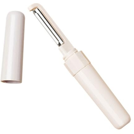 SECFOU Pelapatate Doppia Estremità Multifunzione Manico Ergonomico Arancione, Resistente All’usura, Portatile Per Uso Domestico in Cucina, Sbucciatore Versatile Per Frutta e Verdura