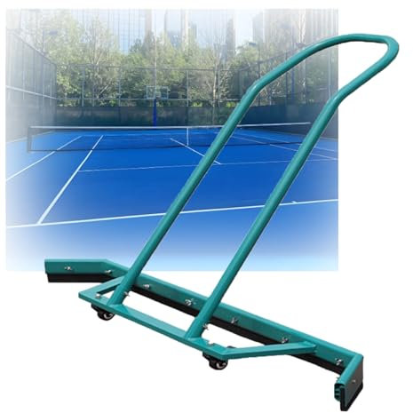 KZKZK Court Water Pusher with Push Water Adhesive Strip,Portable Water Pusher Sweeper,Aluminum Alloy Frame,for Sport Courts Garages Yard(Green)