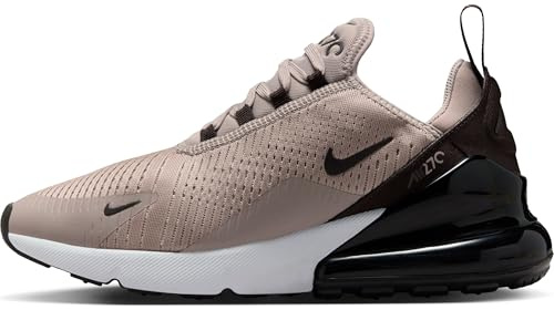 Nike Air Max 270, Sneaker Donna, College Grey/Velvet Brown/Whit, 44 EU