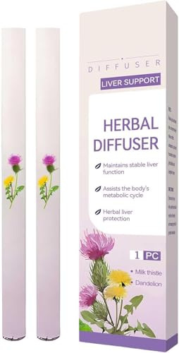Penna A Base Di Diffusore, 2 pcs Penna Diffusore Polmonare Mullein Per Fegato, Deodorante Per Aria Atomizzante Portatile, Abitudine Che Sostituisce Il Bastone Di Respirazione Per Luogo Di Lavoro