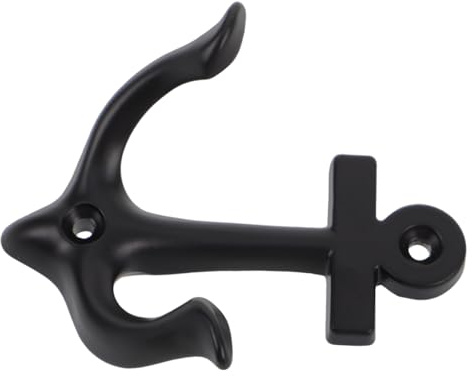 STOBAZA Vintage Steampunk Anchor Wall Hook Heavy Duty Alloy Coat Hanger Rustic Entryway Mount Decorative Metal Hooks for Door Home Office Boutique Storage and Nautical Decor