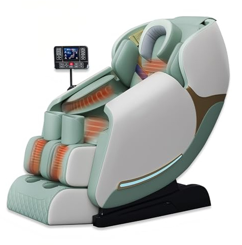 LFFTBK Sillón De Masaje Corporal Completo, Mecanismo 4D, Estiramiento De Yoga, Bluetooth, Oficina En Casa, Doble Uso.