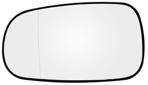 SROUPSUTKK Passar for Saab 93 95 9-3 9-5 2003-2012 Vänster Höger Förare Passagerare Sida Vinge Spegel Glas Uppvärmd vidvinkel bakifrån bakåt Yttre backspegel(Left)