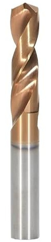 1 broca de carburo tungsteno 1-5,9 mm HRC55° for metal, ideal for trabajos en metales duros, tornos CNC y herramientas perforación acero(2.4mmx18x38L)