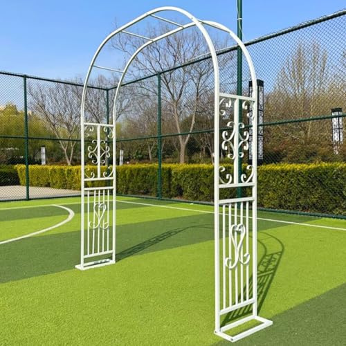 Wetsfgdg Arche à Rosiers Arceau métal pour Plantes grimpantes – Pergola tonnelle Jardin Acier Inoxydable – Déco extérieure Mariage – Résiste à la décoloration et intempéries – Colonne de Jardin