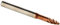 Karnasch 306276050002520 - Fresa in metallo duro massiccio a forma di barile per finiture altamente efficienti, diametro di taglio 2,0 mm, lunghezza 20 mm, lunghezza 6 mm