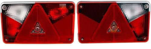 The Drive | Anhänger Rückleuchten Satz | Aspöck Multipoint V 5 | Rechts & Links | Bajonett-Anschluss | Rücklichter für PKW-Anhänger, Trailer & Wohnwagen