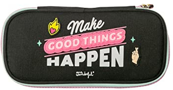 Mr. Wonderful Federmäppchen Power - Make Good Things Happen, Mehrfarbig, Modern