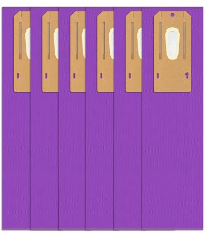 Upgraded Type CC HEPA Upright Vacuum Cleaner Bags Compatible with Oreck Elevate Vacuum Models X3, X5, XL7, XL21, 2000, 3000, 4000, 8000, 9000 Series, Replace Part # AK1CC6H CCPK8 CPK8DW,6 Pack