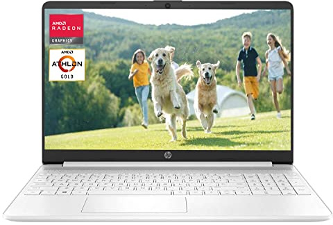 HP Notebook Laptop, 15.6 FHD Display, AMD Athlon Gold 3150U, 16GB RAM, 2TB PCIe SSD, SD Card Reader, Webcam, HDMI, Wi-Fi, Windows 11 Home, Silver