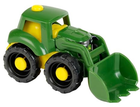 Theo Klein 3960 John Deere tractor, 1:50 I Stable vehicle for the sandbox I Made from sturdy recyclable plastic I Toy for children from 18 months