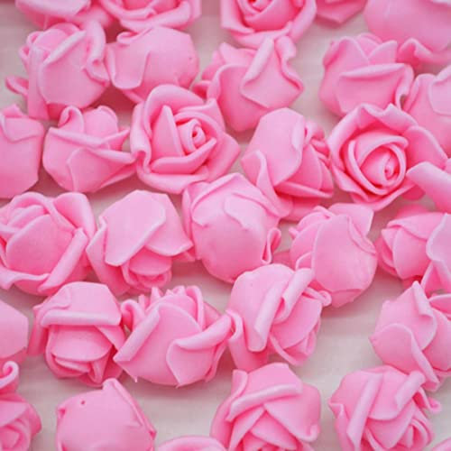 50/100/200 Stück 2 cm Mini-Schaumstoff-Rosen für künstliche Blumenköpfe, DIY-Handwerk, Geschenkbox, Hochzeit, Party, dekorativer Kranz, Heimdekoration, FH05, 200 Stück