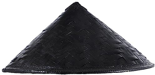 FRCOLOR Eimer Japanischer -Hut Halloween-Cosplay -Hut Stroh-Kuli- Asiatischer Gewebter Natürlicher Breiter Sonnen Konischer Reisfeld-Mütze Kostümhütte