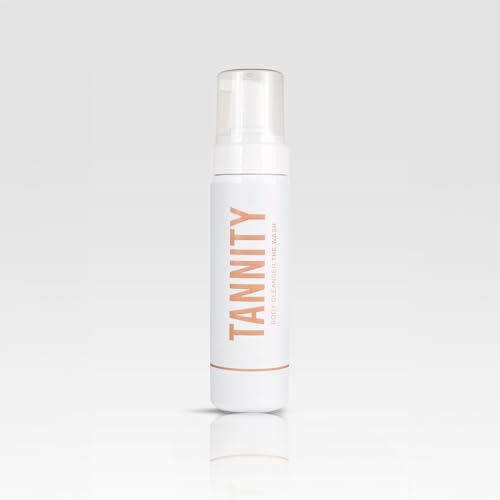 Tannity Schaum Körperpeeling | Enzymatisch | Sanft, nicht aggressiv | Spezifisch für Selbstbräunung | Für alle Hauttypen | Cruelty Free | Parabenfrei | Vegan | 200ml