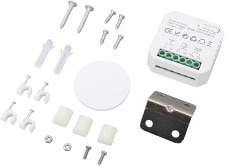 Smarter WiFi-Garagentoröffner-Controller mit Echtzeitüberwachung, Kompatibilität mitHome und, Countdown-Funktion (EU-Stecker)