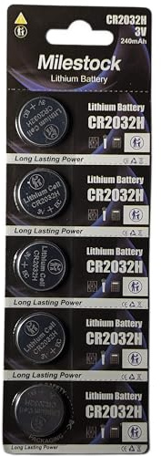Milestock 5-Pcs 3-Volt Lithium Coin Cell Battery for Bose Acoustic Wave II, SoundDock 10, SoundTouch Portable Music System Remote Control