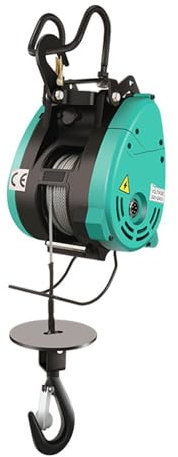 1300 W ultrahocheffizienter elektrischer Miniatur-Hebezeug, 19 m/min, Kran-Seilwinde, tragbarer hängender Kleiner Haushalts-Hebezeug, 230 kg, 30 m
