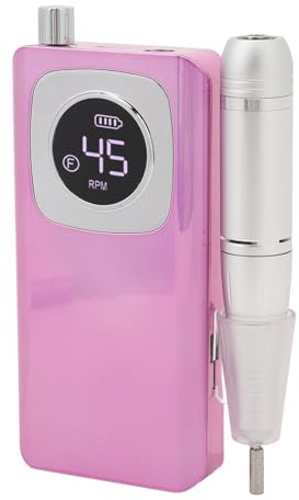 Sonew Trapano per Unghie Ricaricabile 45000 Giri/min, Lucidatrice Professionale per Unghie Strumento per Rifinire la Smerigliatura delle Unghie per Manicure e Pedicure