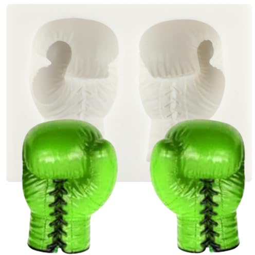 MINFEIDMS Boxing Glove Silicone Mould Boxing Sports Fondant Moulds