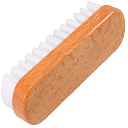 TINEASUR 1 Pz Pulitore Per Scarpe Latte Detergente Spazzola Per Scarpe Detergente Per Scamosciate Spazzola Per Camoscio Per Di Legno