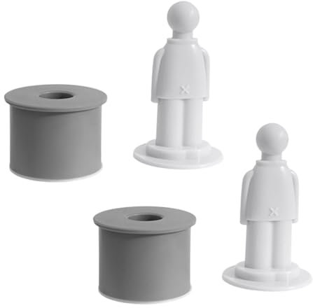 Mignon Door Stopp - Porta da parete Butoir, anti-collisione a di mago | Fermata creativa per porta senza foro, 2 camere, multiuso per la casa