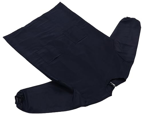 Friseurschürze Arbeitsschürze Langärmlig Schwarz Polyamid Polyester | Waschbar und Wiederverwendbar, für Heimgebrauch und Spa, für Friseure und Kosmetikerinnen