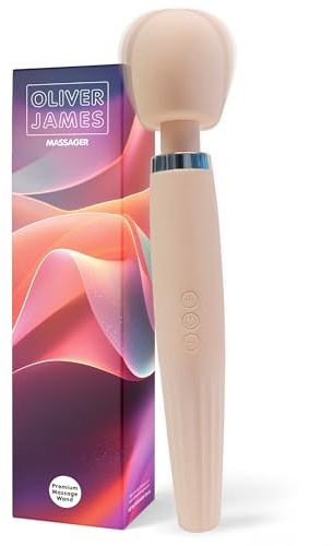 Oliver James Premium Wand Vibrator for Women - 5 Pleasure Modes, 4 Levels