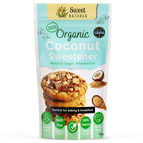 Sweet Natured Organic Coconut Sugar – 100% Natural & Vegan - Brown Sugar Alternative for Baking, 1kg
