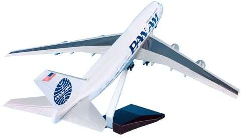 copy airplane model 1:150 47cm With Wheels & Led Light Airplane Aircrafts Boeing B747-200 For PAN AM Plane Model Collection
