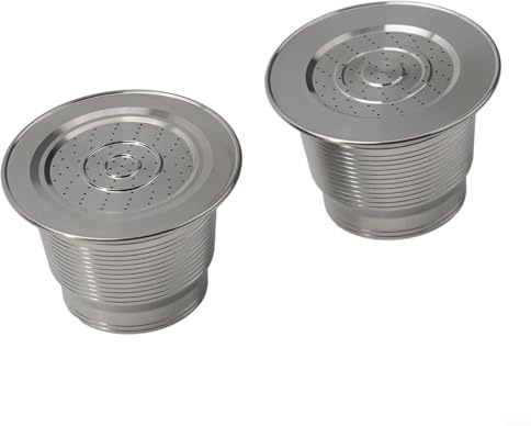 Capsule di caffè riutilizzabili in acciaio inox per macchine Nespresso, filtro da caffè in metallo per birra in stile barista (tipo normale)