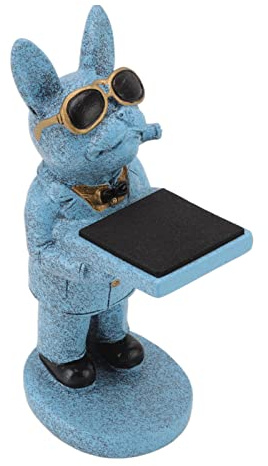 Keenso Utsökt Plastfigur, Modell Klockställ, Handgjort Klockförvaringsställ för Hemmakontorsbutiker, Ny Design, Material Av (L Lucky Dog)