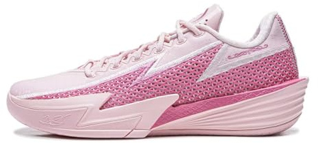 LI-NING Wade Flash 2 Men's Basketball On-Court Shoes Professional Cushioning Responsiveness Sneakers Pink-A-Boo/Pink Power US 10.5