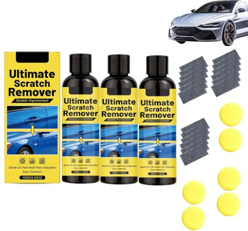 Nanopolix Scratch Remover, Nanopolix Ultimate Car Scratch Remover with Nano Sparkle Cloth for Any Car Scratches, Cars Paint Scuff Remover, Easily & Quickly Repair Paint Scratches & Water Spots (1PCS)