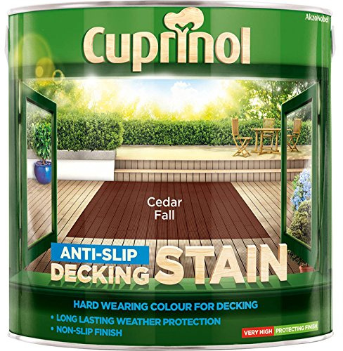 Cuprinol Anti-Slip Decking Stain 2.5L Cedar Fall