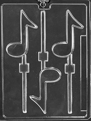 Grandmama's Goodies J005 Musical Note Lollipop Sucker Chocolate Candy Mold