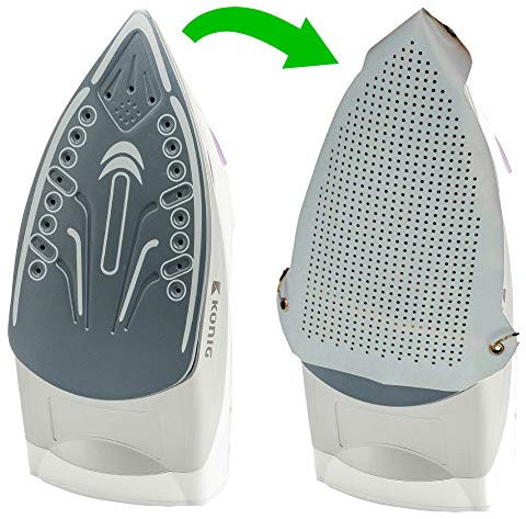 TronicXL Teflon Bügeleisensohle Bügelsohle schützt Wäsche zb für Philips Bosch Siemens AEG Rowenta Braun Tefal Miele Severin Bügeleisen Sohle Zubehör Fuß Gleitsohle Schutzhülle Ersatzteil