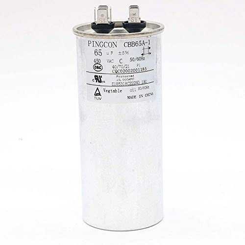 Fasizi Motor Condensador 65uF CBB65 para Aire Acondicionado 450VAC SH 40/70/21 50/60Hz