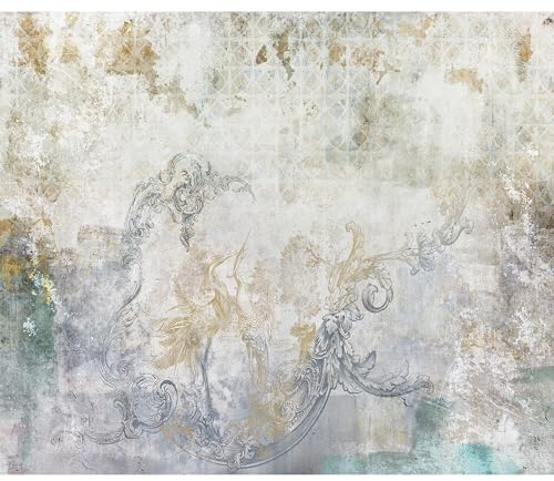 murando - Fototapete Vlies Ornament, 450x315 cm, Schlafzimmer, Wohnzimmer | Full HD Druck, 3D-Effekt, lichtbeständige Farben, ideal fürs Wohn- oder Schlafzimmer, schnelle Montage, lichtbeständig, edel