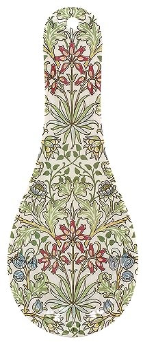 Lesser & Pavey Hyacinth Spoon Rest for Kitchen & Home | Lovely British Designed Spoon Holder for Kitchen Accessories | Heat Resistant Spoon Rest for All Types of Spoons - William Morris