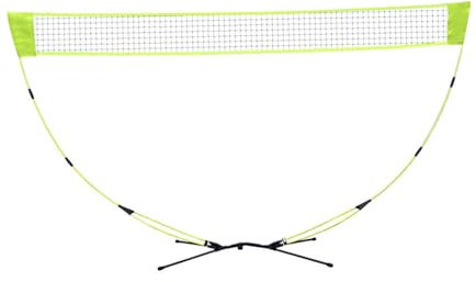 JISADER Nur Badmintonnetz, Standard-Trainingsnetz, Tennisnetz, Ersatz für das Wettkampfnetz im Innen- und Außenbereich, für Sportplätze, Grün
