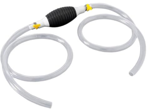 VINTORKY Benzinpumpe für Siphonpumpe für Benzin Wasser robuster Flüssigkeitssauger Langer Schlauch zur einfachen Entnahme