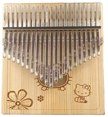 Kalimba Daumenklavier Daumenklavier 17-Noten-Kalimba-Einsteigerinstrument