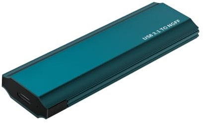 Tuesoa Carcasa para Disco Duro SSD M.2 NGFF, 10 Gbps, USB 3.1 A Tipo C, Carcasa para Disco Duro Externo Compatible con para 2230 2242 2260 2280